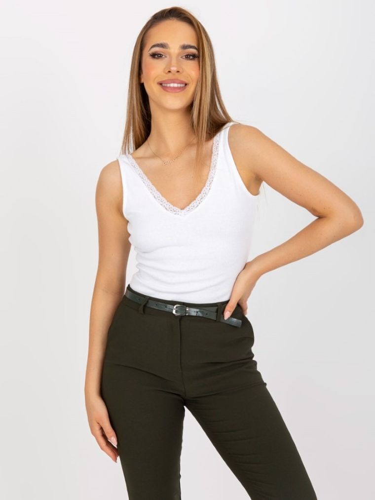 Top damski, biały, Rue Paris