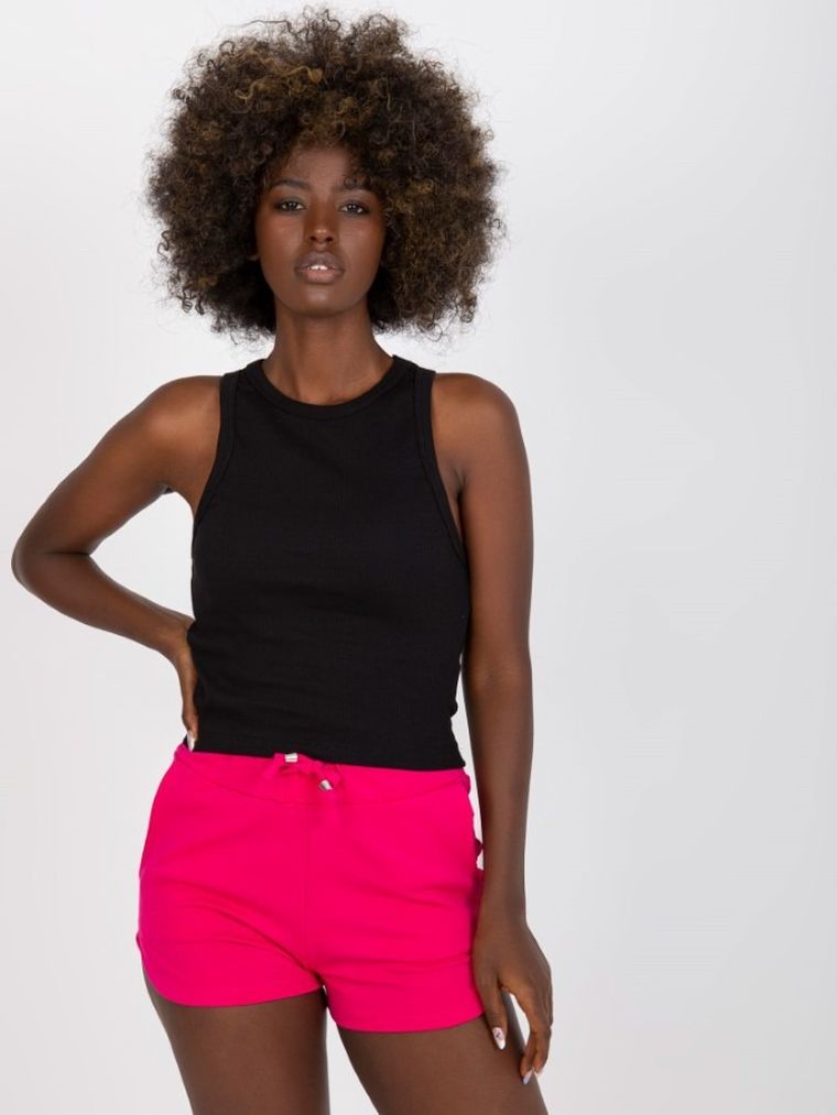 Top damski, czarny, Basic Feel Good