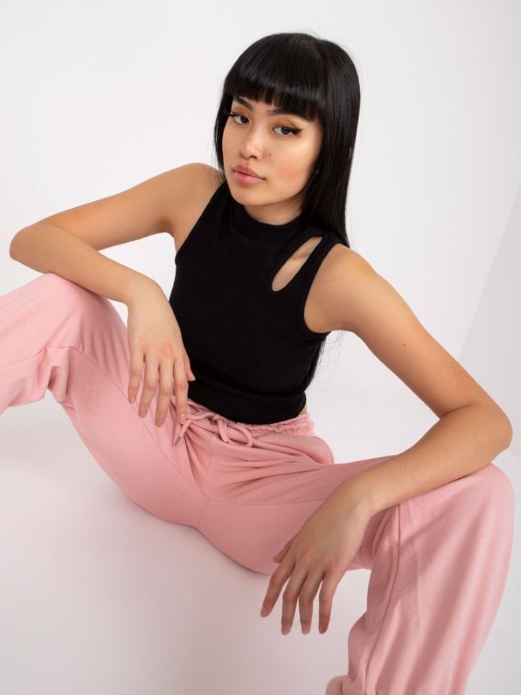 Top damski, czarny, Rue Paris