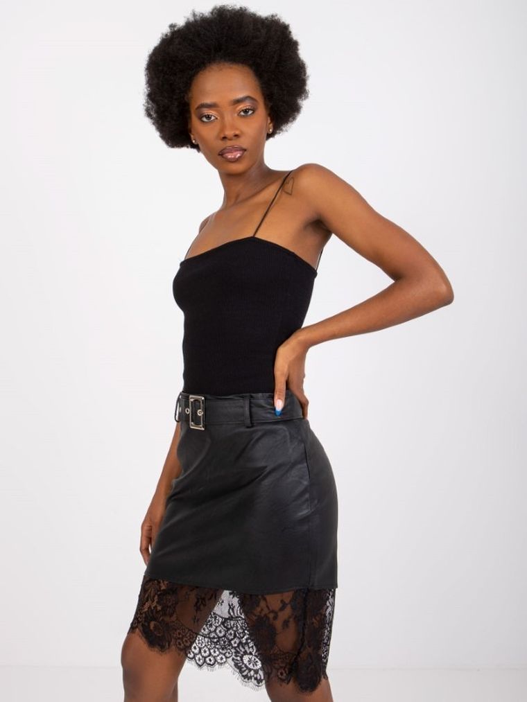 Top damski, czarny, Rue Paris