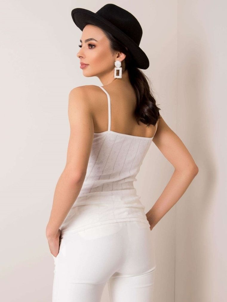 Top damski, ecru, Berrak