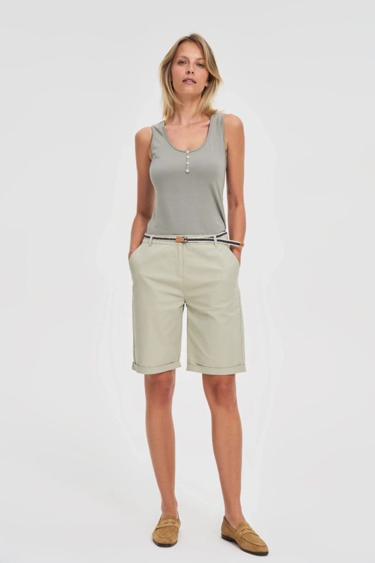 Top damski, khaki, Moodo