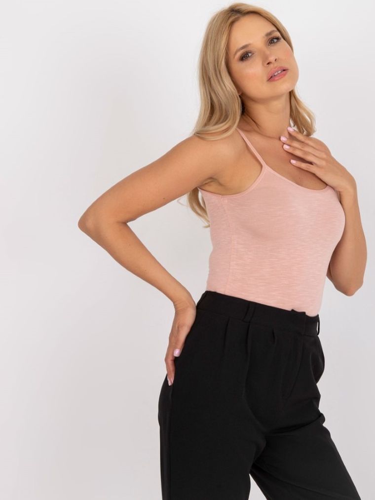 Top damski, różowy, Berrak