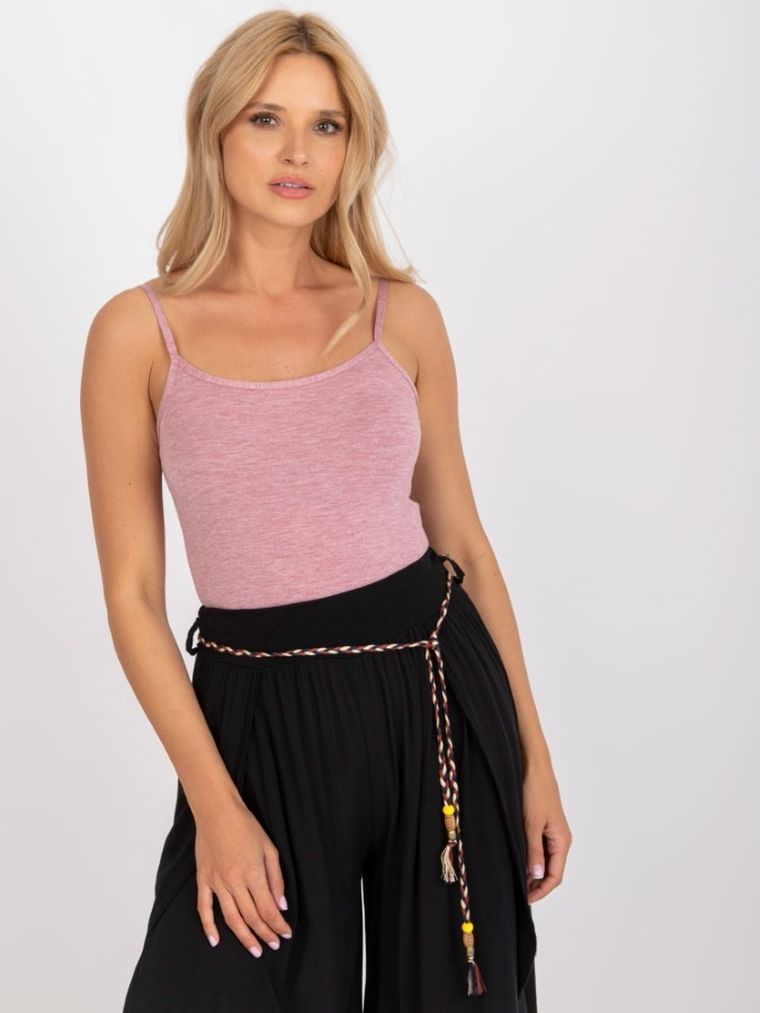 Top damski, różowy, Berrak