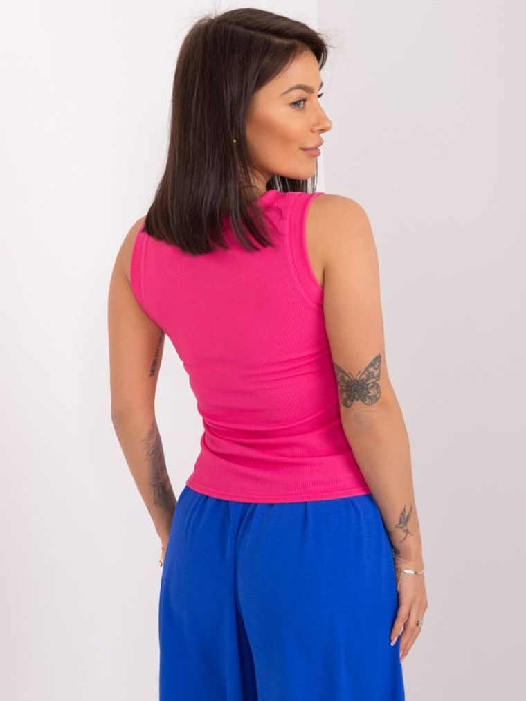 Top damski, różowy, Lakerta