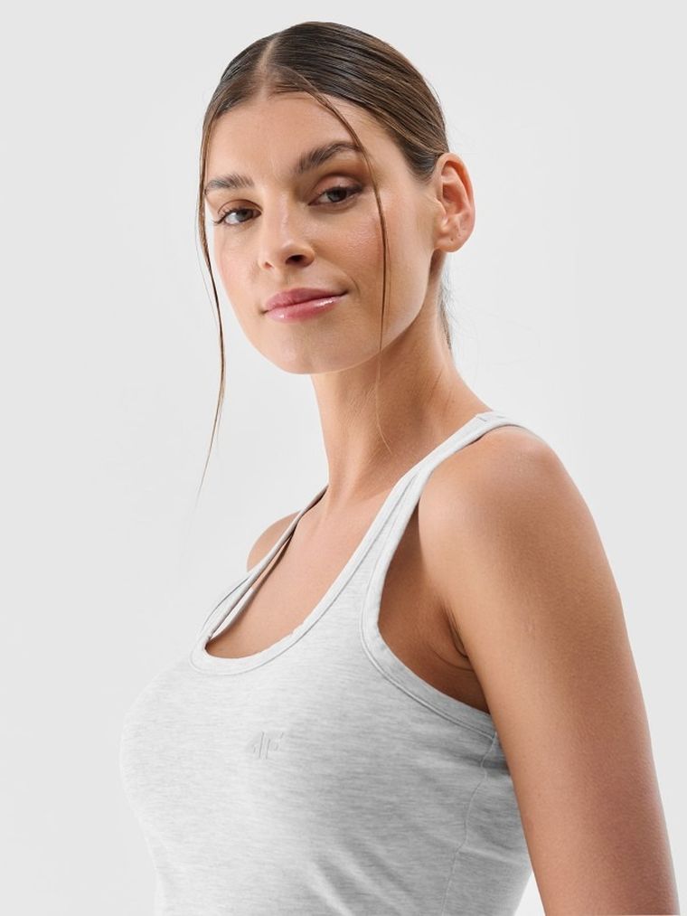 Top damski, szary, 4F