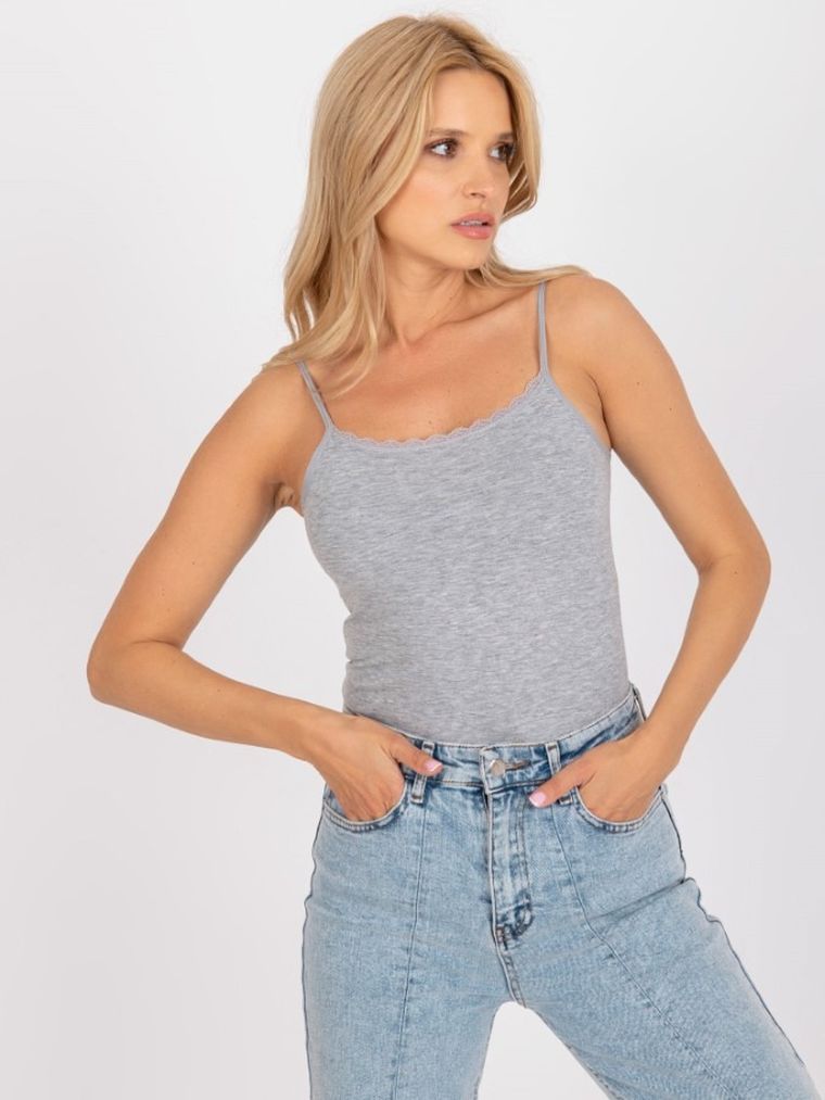 Top damski, szary, Berrak