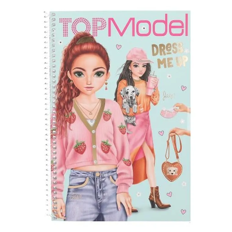 Top Model, Dress Me Up, Big, zestaw kreatywny z naklejkami
