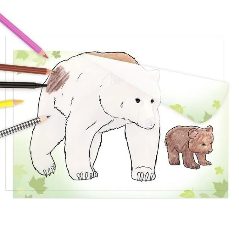 Top Model, kolorowanka-kopiowanka, zwierzęta