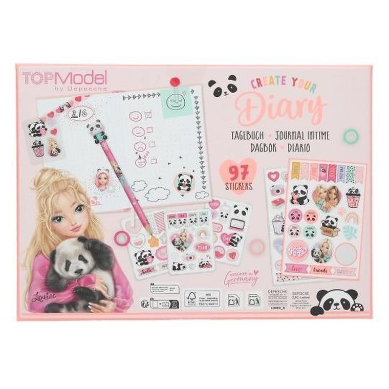 Top Model, pamiętnik DIY z akcesoriami do dekorowania