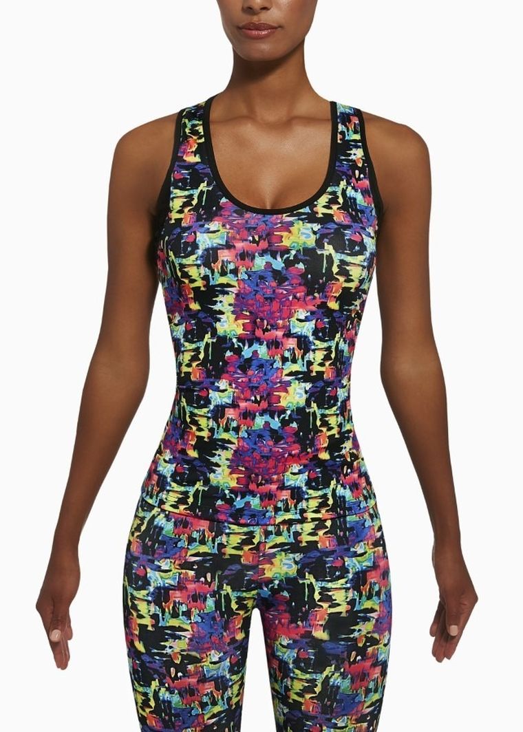 Top sportowy damski, mix, Bas Black