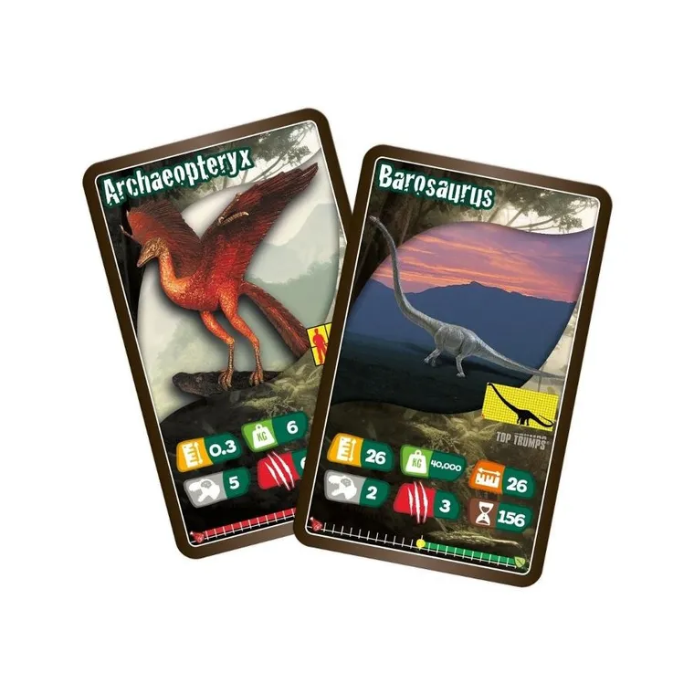 Top Trumps, Dinozaury, gra karciana
