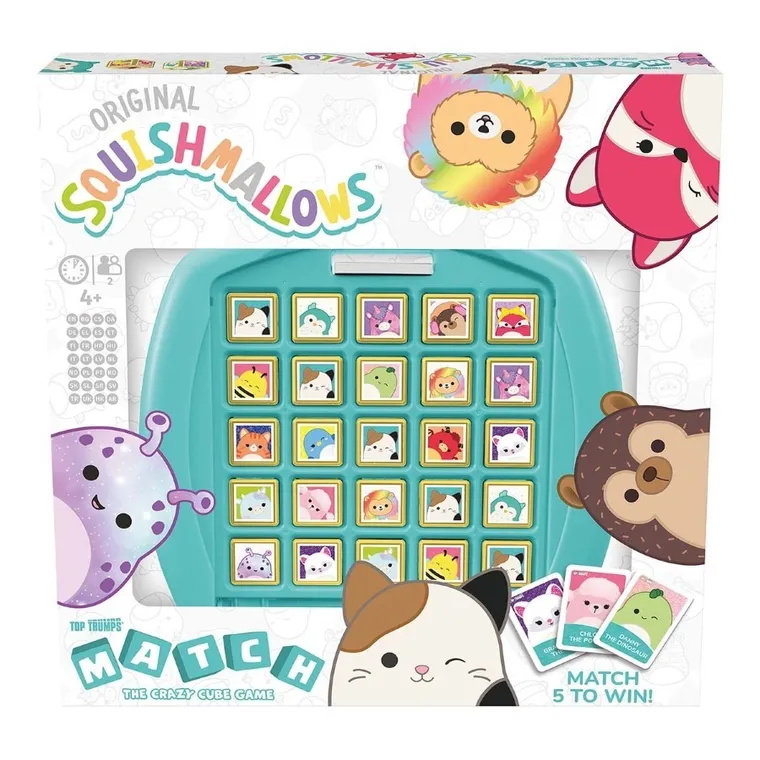 Top Trumps Match, Squishmallows, gra logiczna