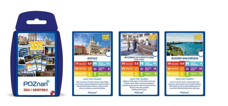 Top Trumps, Poznań, gra karciana