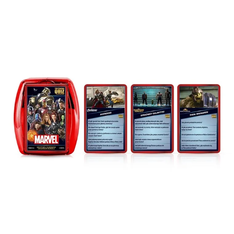 Top Trumps, Quiz, Marvel Universe, gra towarzyska