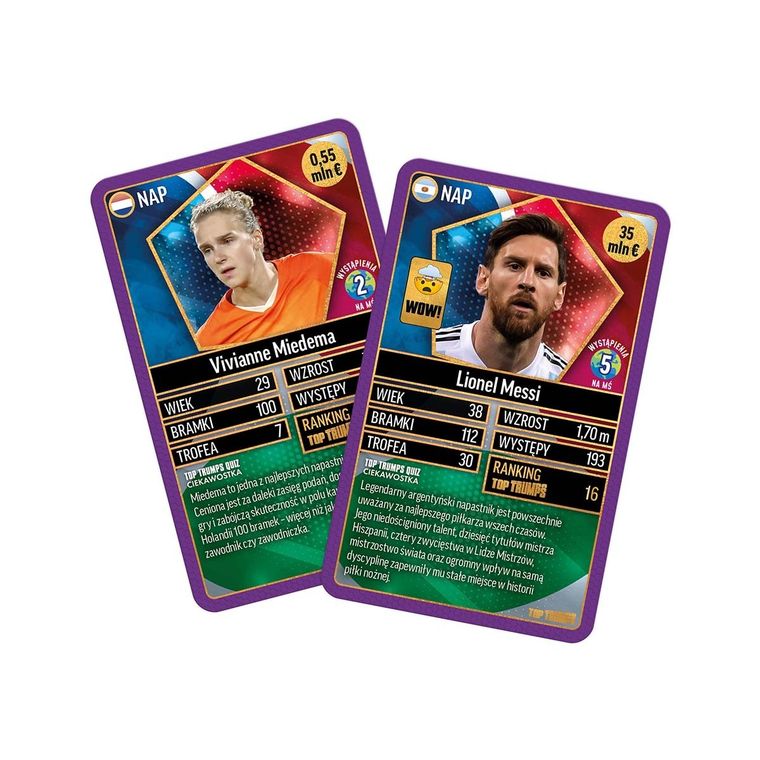 Top Trumps, World Football Stars, gra karciana