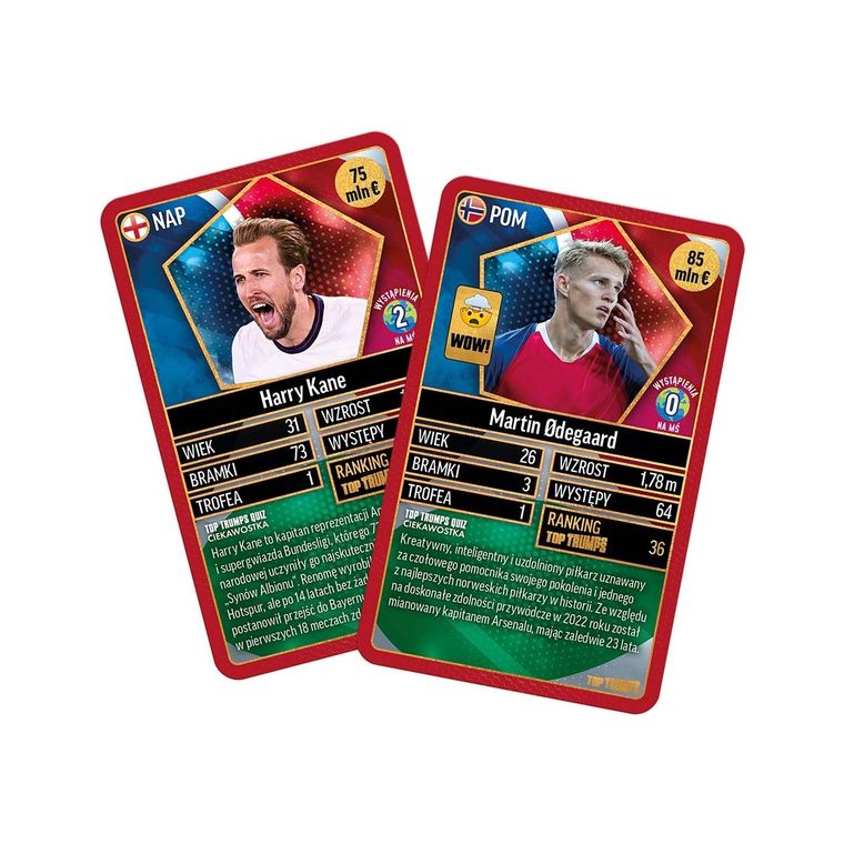 Top Trumps, World Football Stars, gra karciana