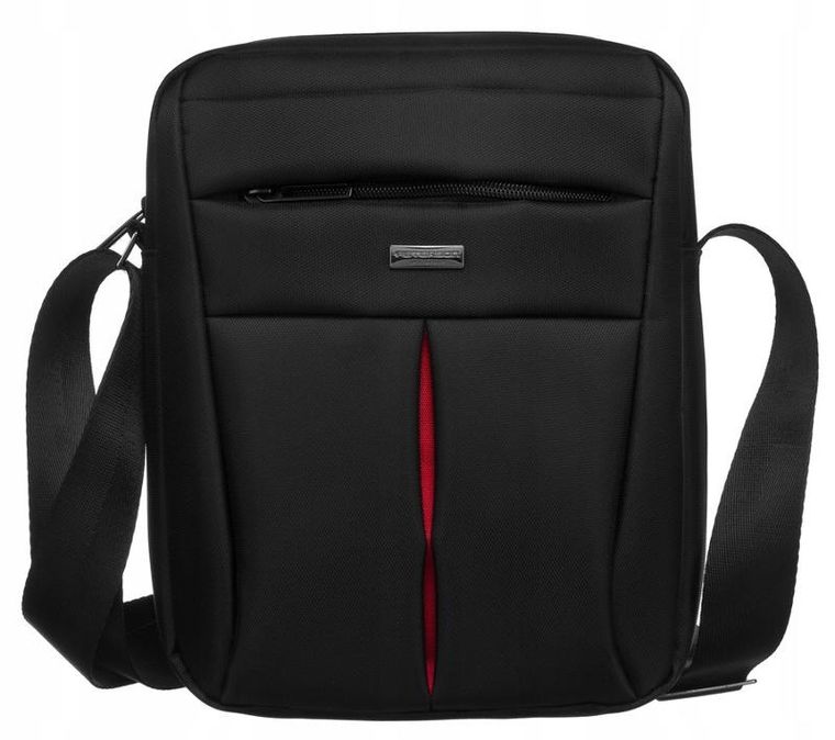 Torba listonoszka, czarna, Peterson