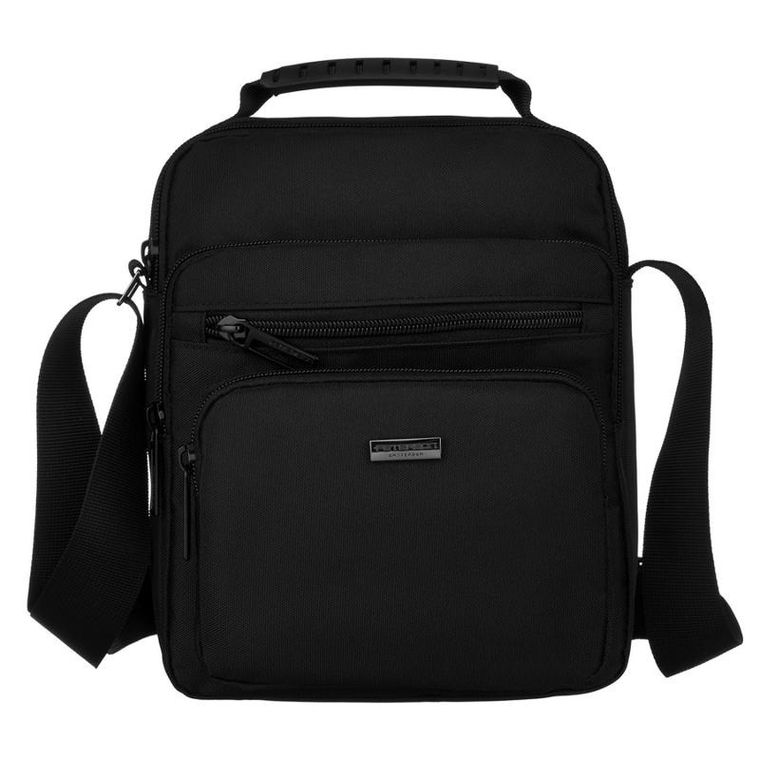 Torba listonoszka, czarna, Peterson