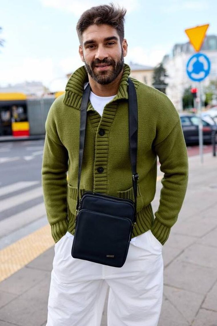 Torba listonoszka, czarna, Rovicky