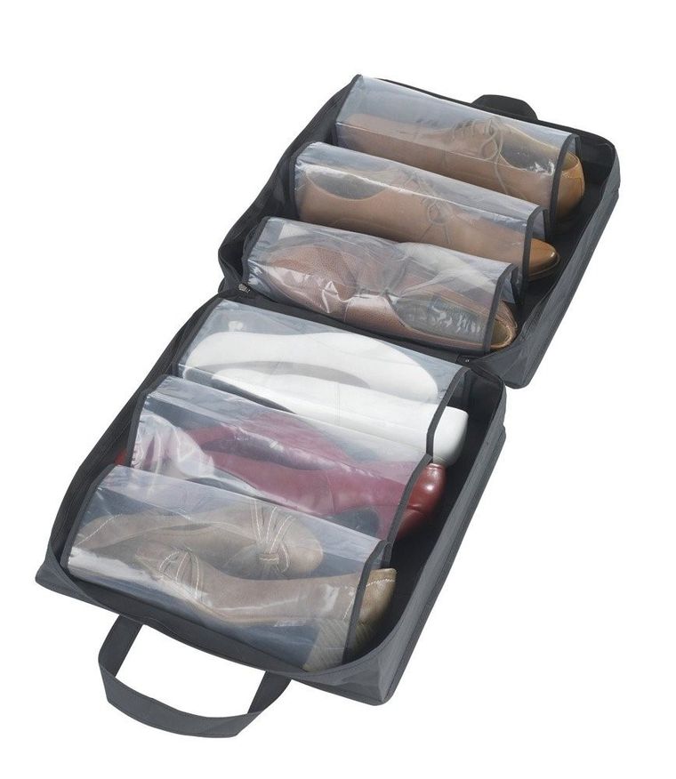 Torba podróżna na buty, organizer na 6 par