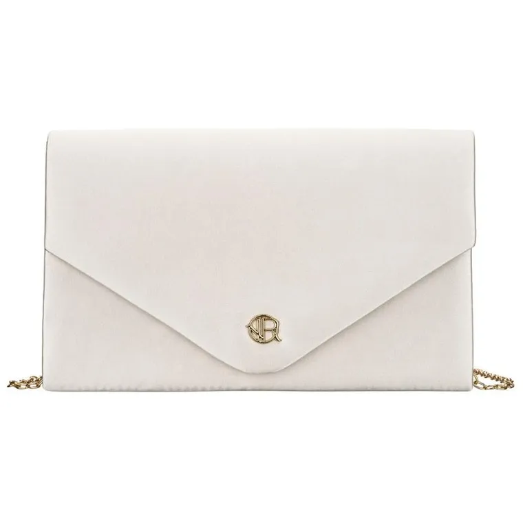 Torebka kopertówka, biała, Rovicky