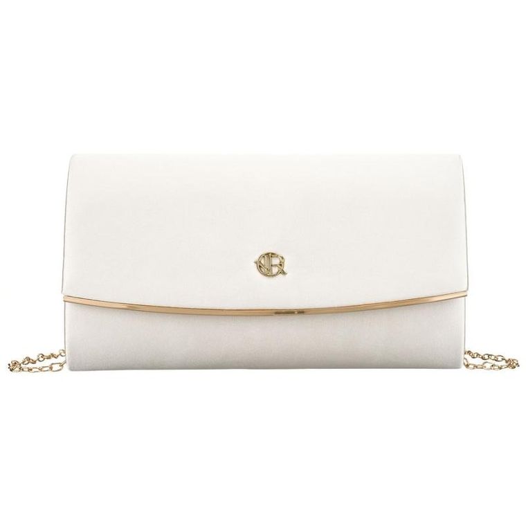 Torebka kopertówka, biała, Rovicky