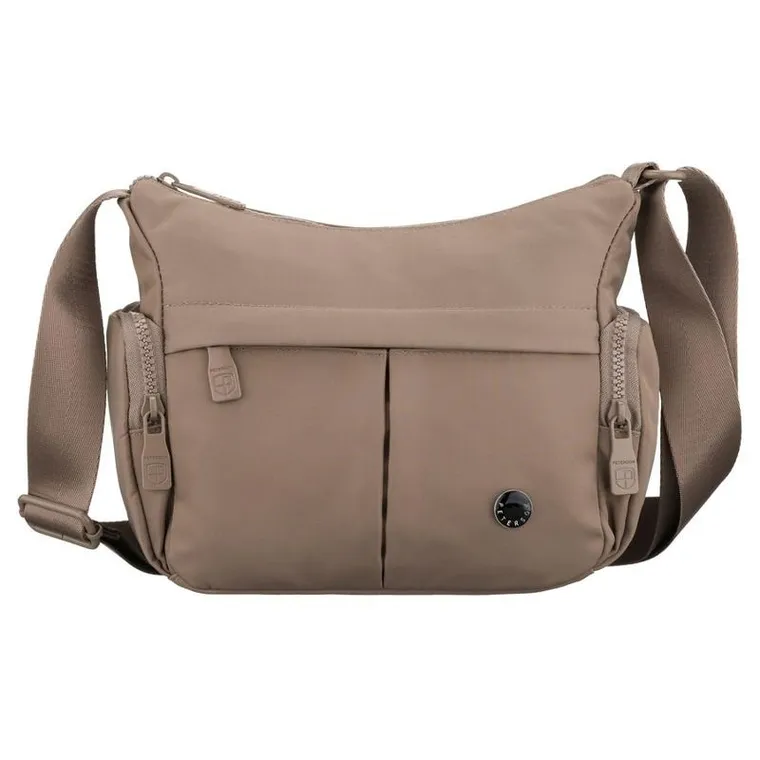 Torebka listonoszka, beżowa, Peterson