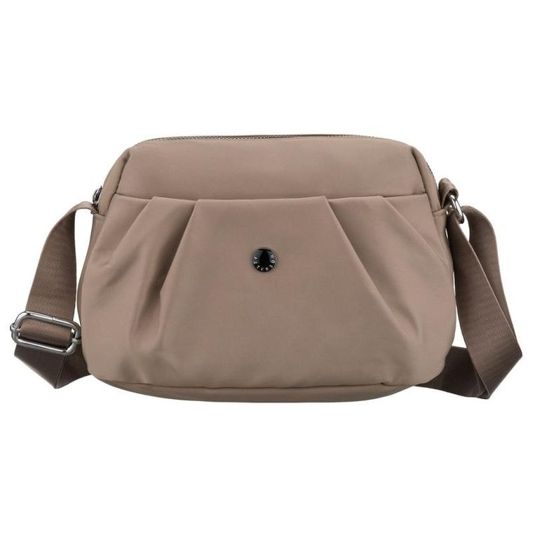 Torebka listonoszka, beżowa, Peterson