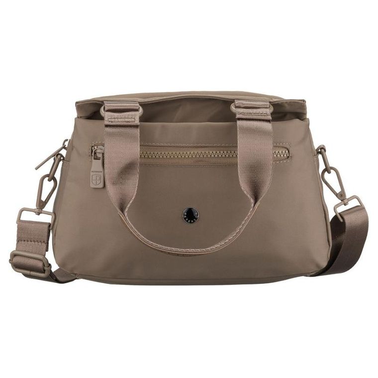 Torebka listonoszka, beżowa, Peterson