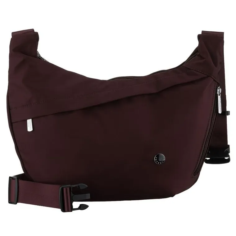Torebka listonoszka, bordowa, Peterson