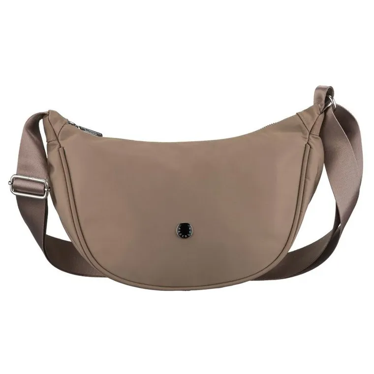 Torebka listonoszka, ciemnobeżowa, Peterson