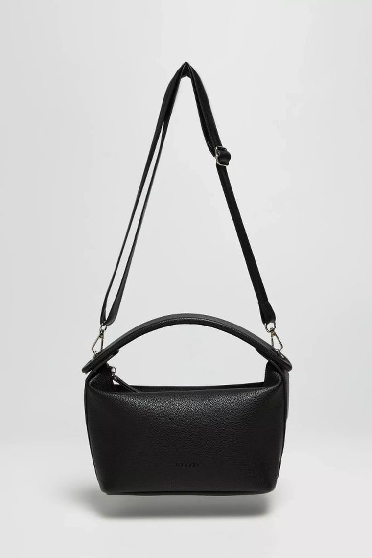 Torebka listonoszka, czarna, Moodo