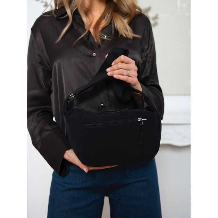 Torebka listonoszka, czarna, Peterson