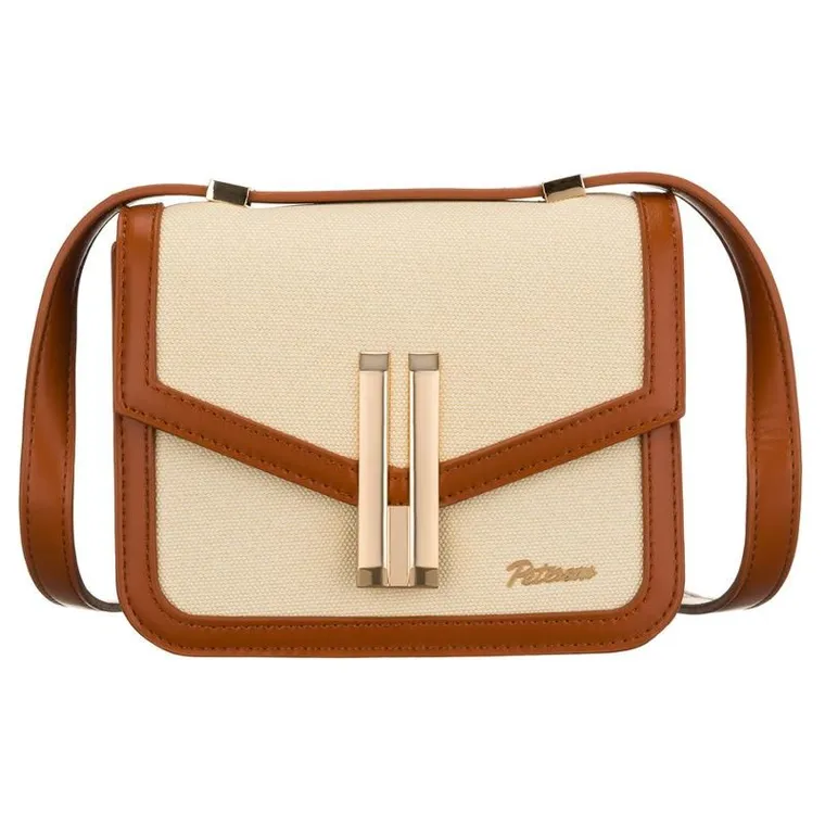 Torebka listonoszka, ecru, Peterson