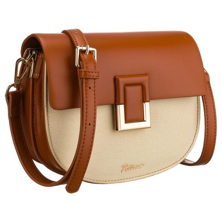 Torebka listonoszka, ecru, Peterson