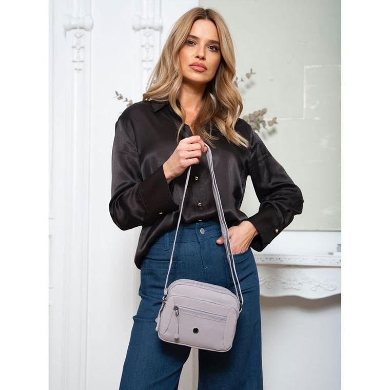 Torebka listonoszka, fioletowa, Peterson