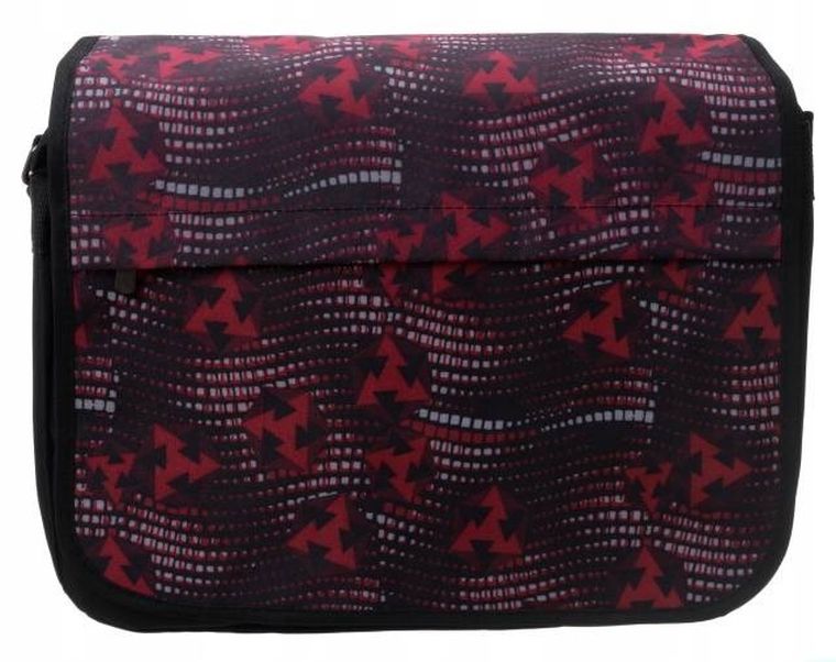 Torebka listonoszka, sportowa, czarna, Loren