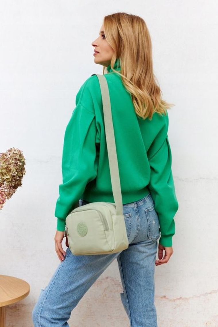 Torebka listonoszka, zielona, Peterson