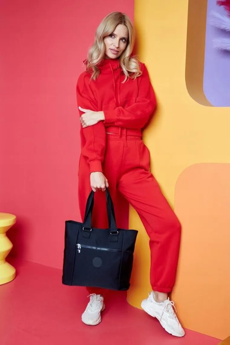 Torebka shopper, czarna, Peterson