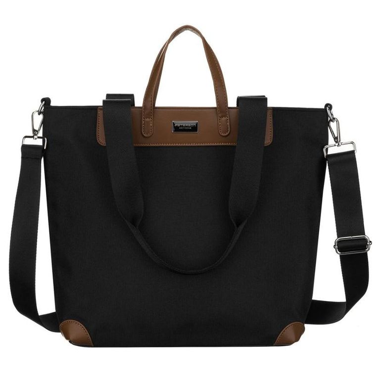 Torebka shopper, czarna, Peterson