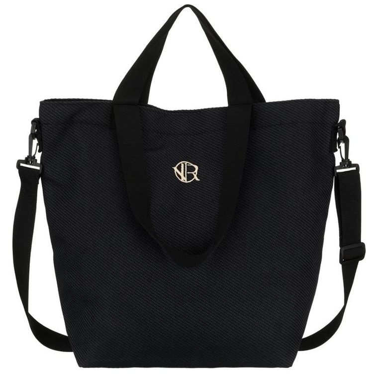 Torebka shopper, czarna, Rovicky