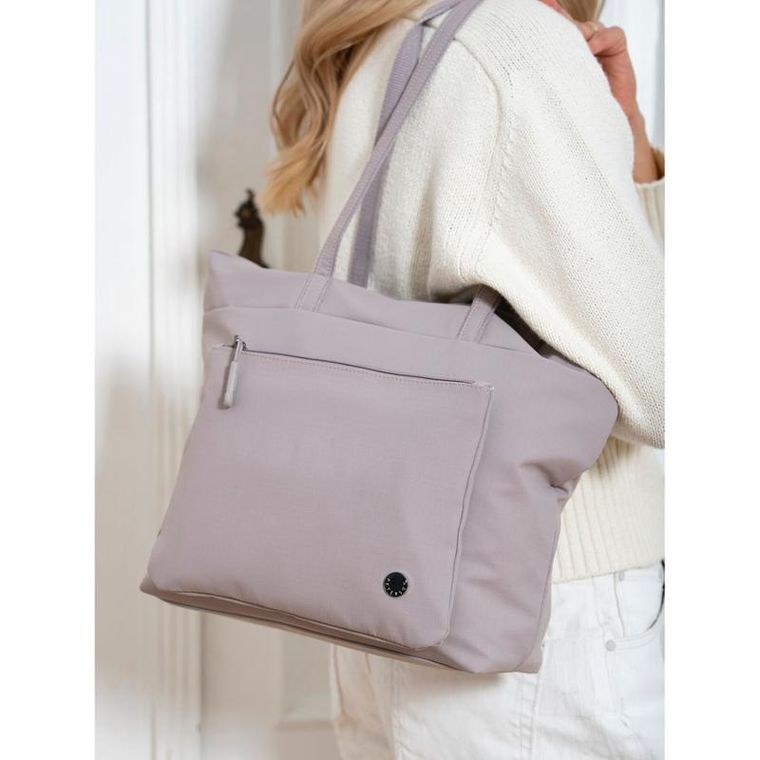 Torebka shopper, fioletowa, Peterson