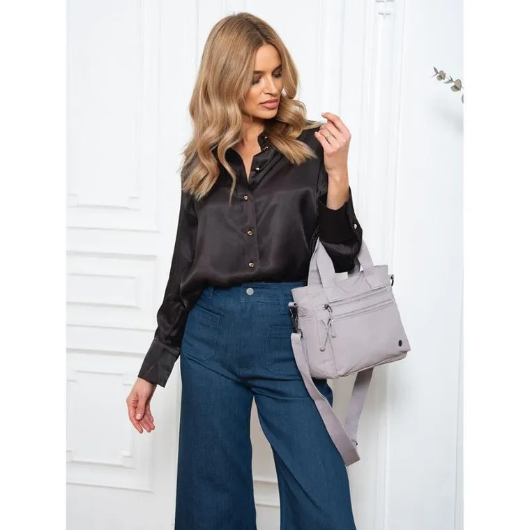 Torebka shopper, fioletowa, Peterson