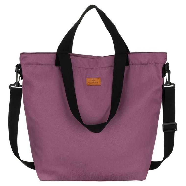 Torebka shopper, fioletowa, Rovicky