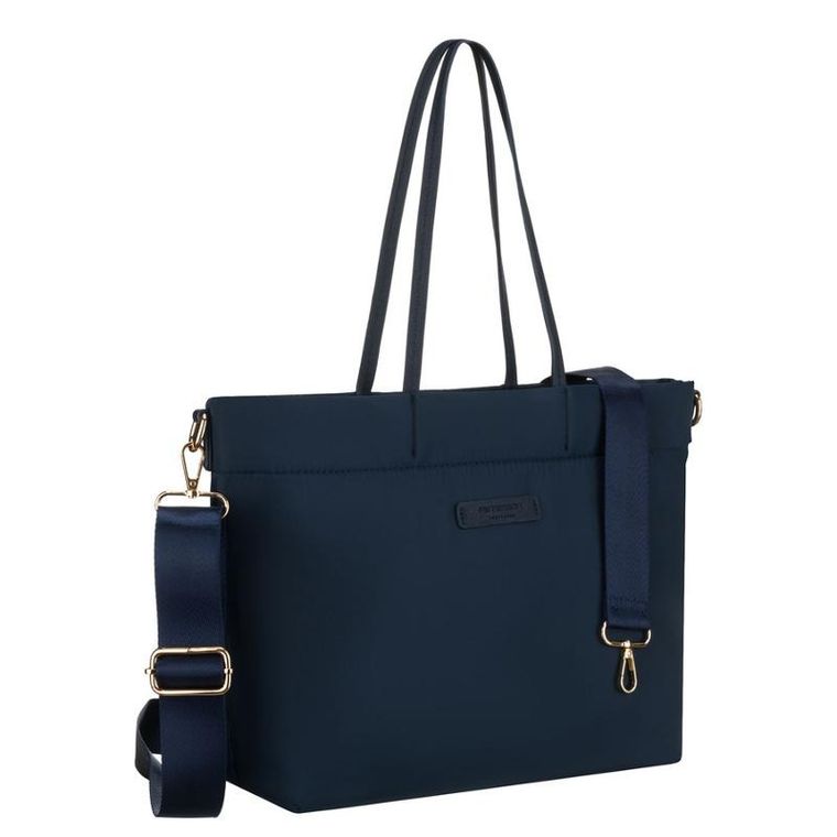 Torebka shopper, granatowa, Peterson