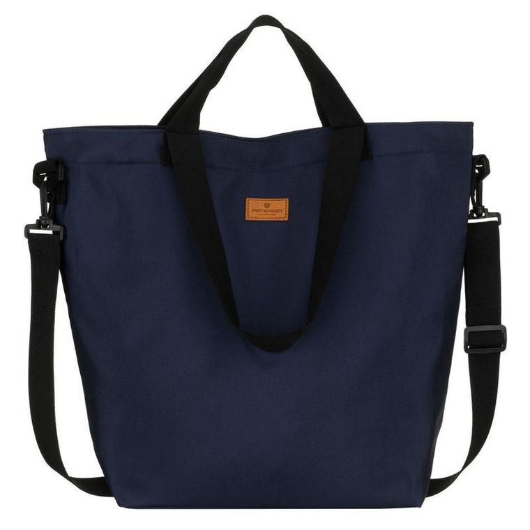 Torebka shopper, granatowa, Peterson