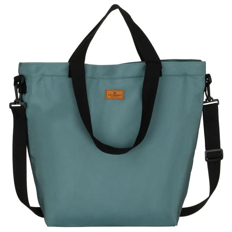 Torebka shopper, jasnozielona, Peterson