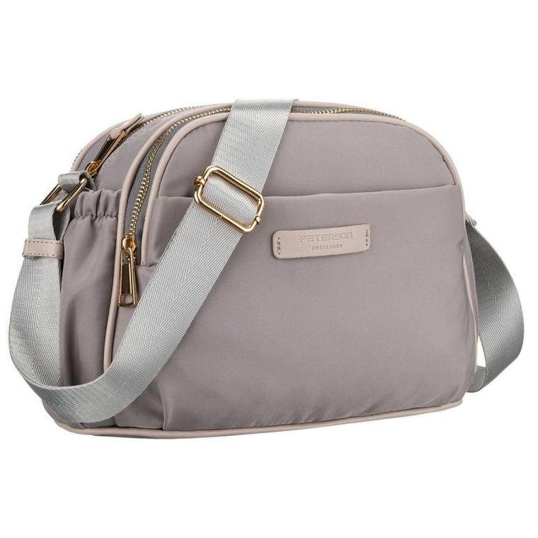 Torebka shopper, szara, Peterson