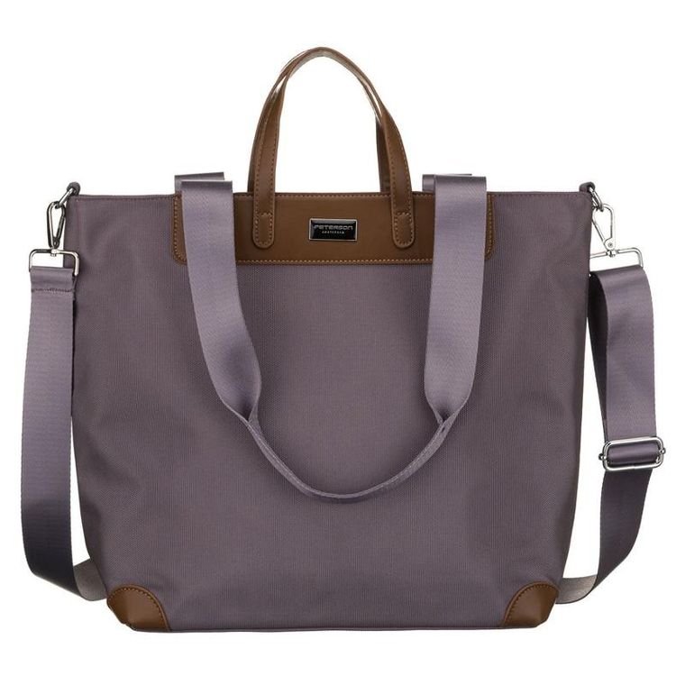 Torebka shopper, szara, Peterson